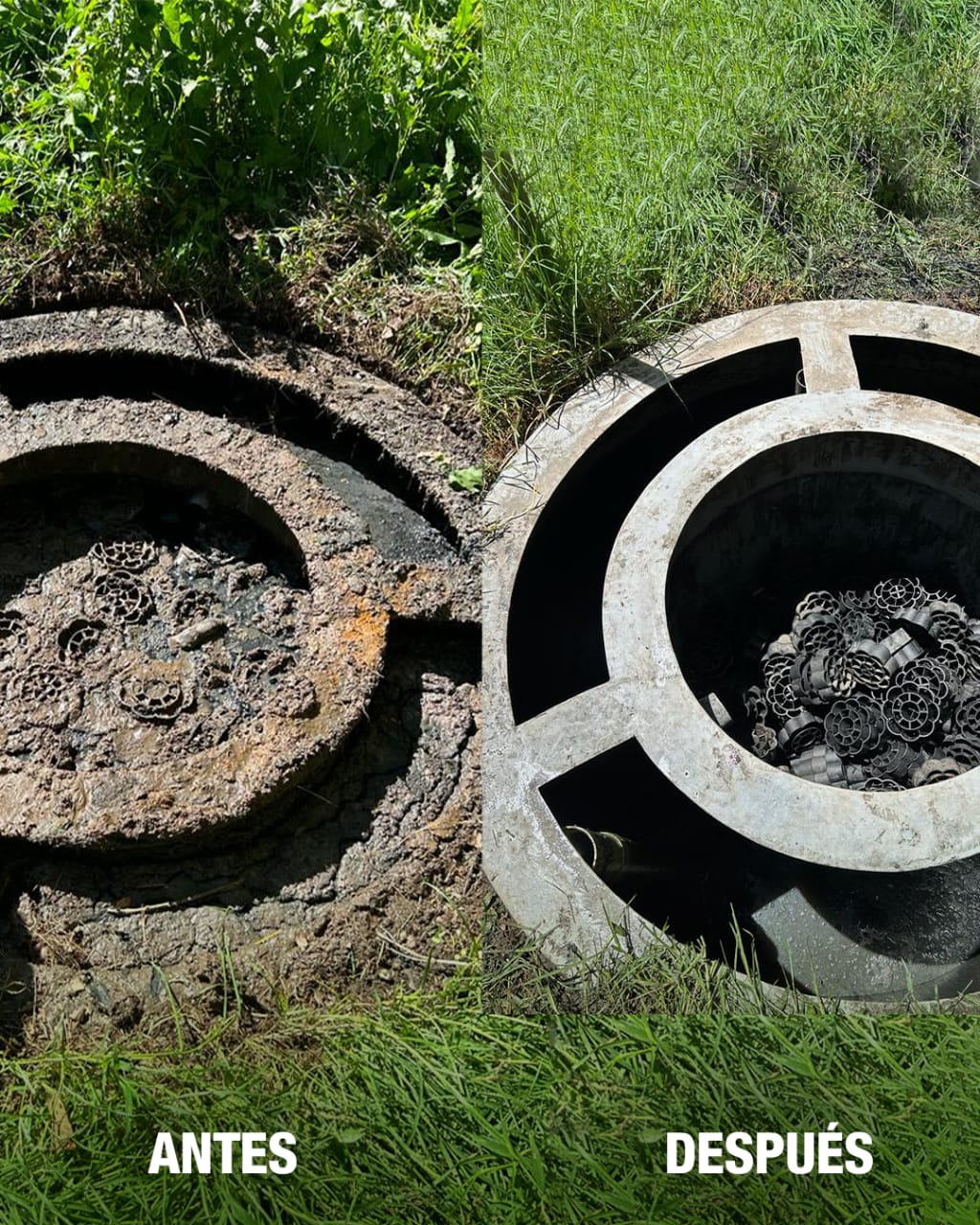 Antes y después del mantenimiento