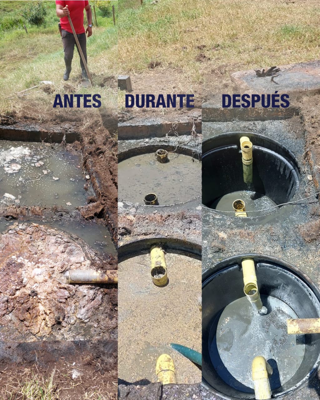 Antes y después del mantenimiento